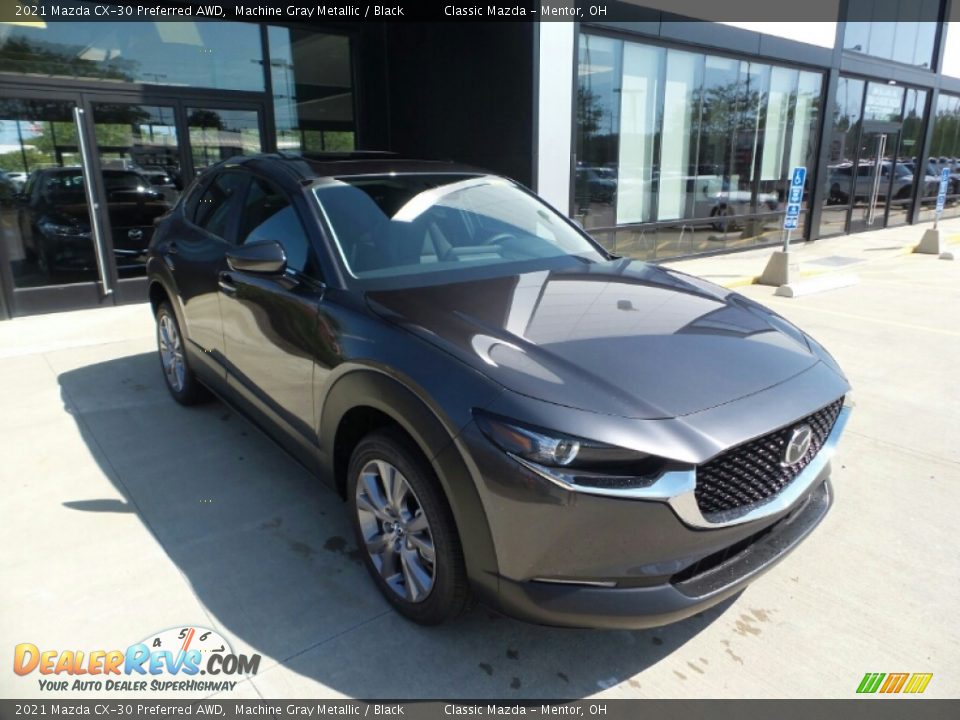 2021 Mazda CX-30 Preferred AWD Machine Gray Metallic / Black Photo #1