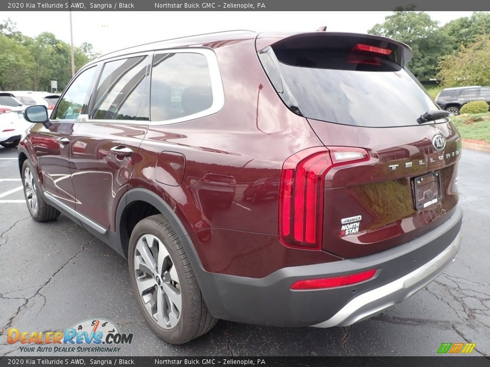2020 Kia Telluride S AWD Sangria / Black Photo #12