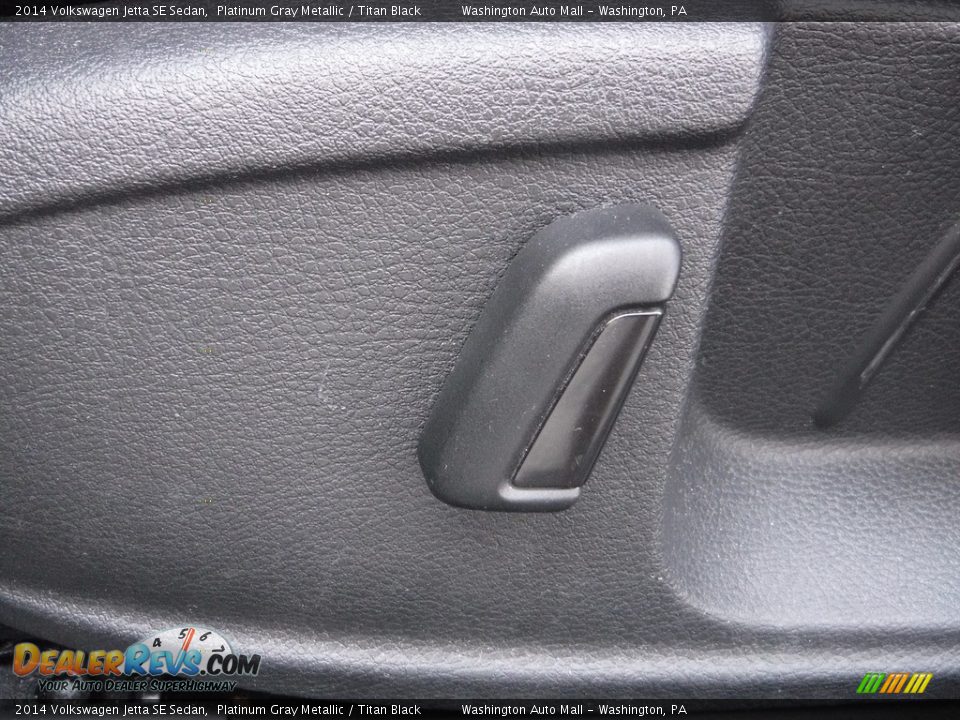 2014 Volkswagen Jetta SE Sedan Platinum Gray Metallic / Titan Black Photo #15