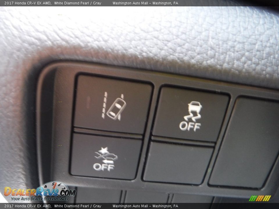 2017 Honda CR-V EX AWD White Diamond Pearl / Gray Photo #15