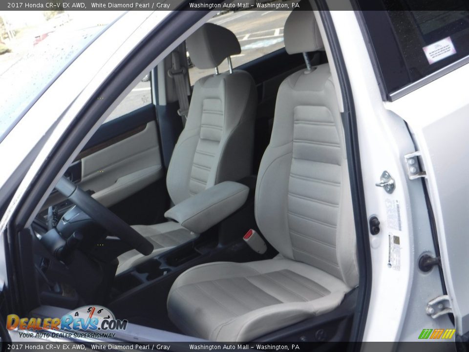 2017 Honda CR-V EX AWD White Diamond Pearl / Gray Photo #16