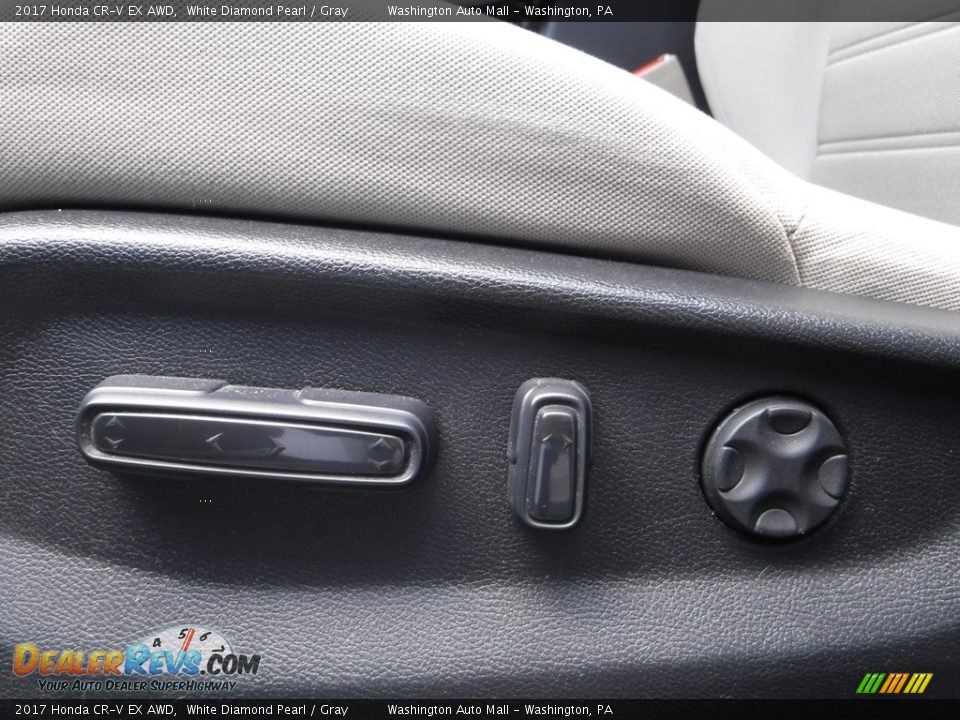 2017 Honda CR-V EX AWD White Diamond Pearl / Gray Photo #17