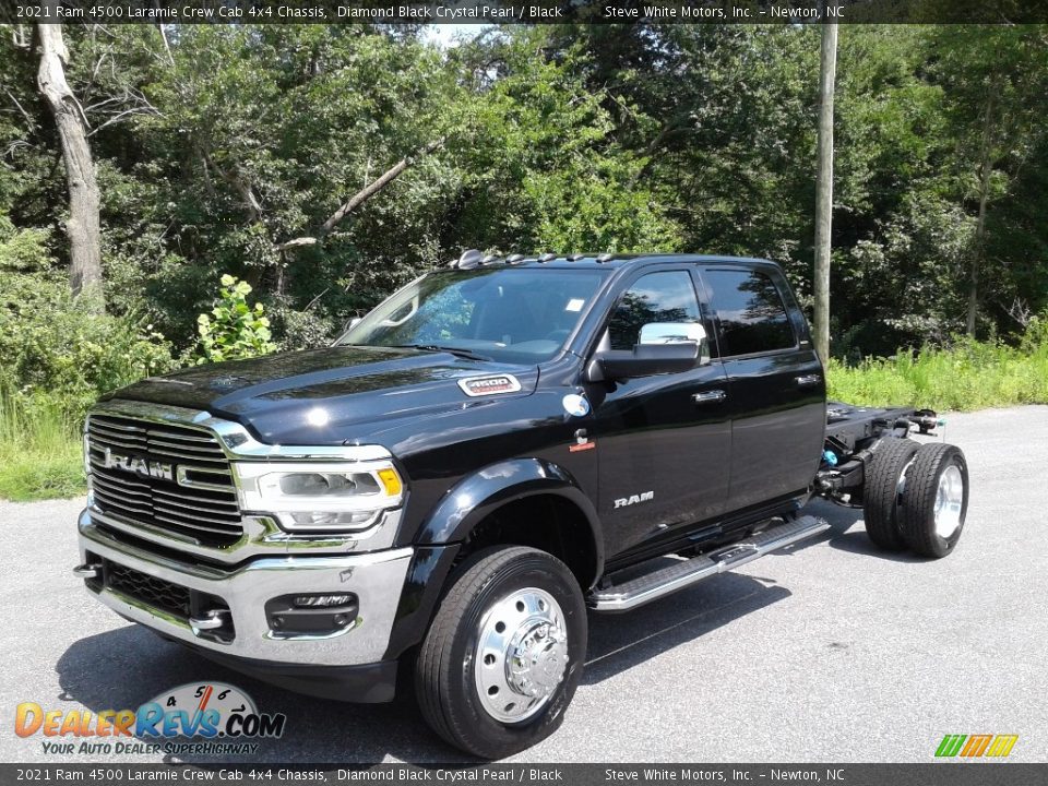 2021 Ram 4500 Laramie Crew Cab 4x4 Chassis Diamond Black Crystal Pearl / Black Photo #2