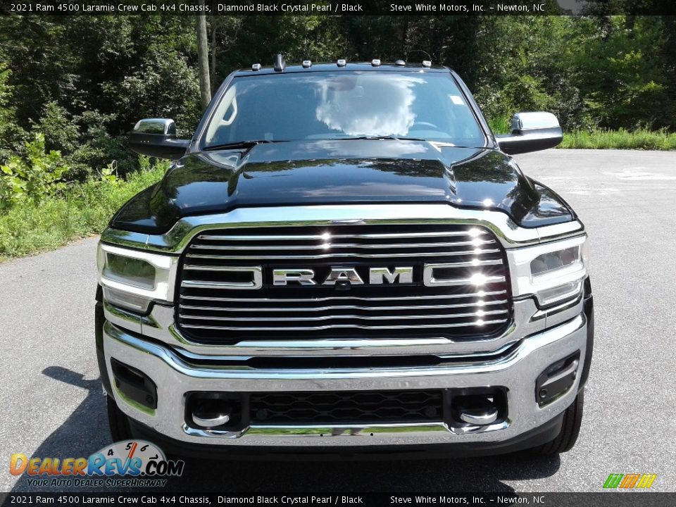 2021 Ram 4500 Laramie Crew Cab 4x4 Chassis Diamond Black Crystal Pearl / Black Photo #3