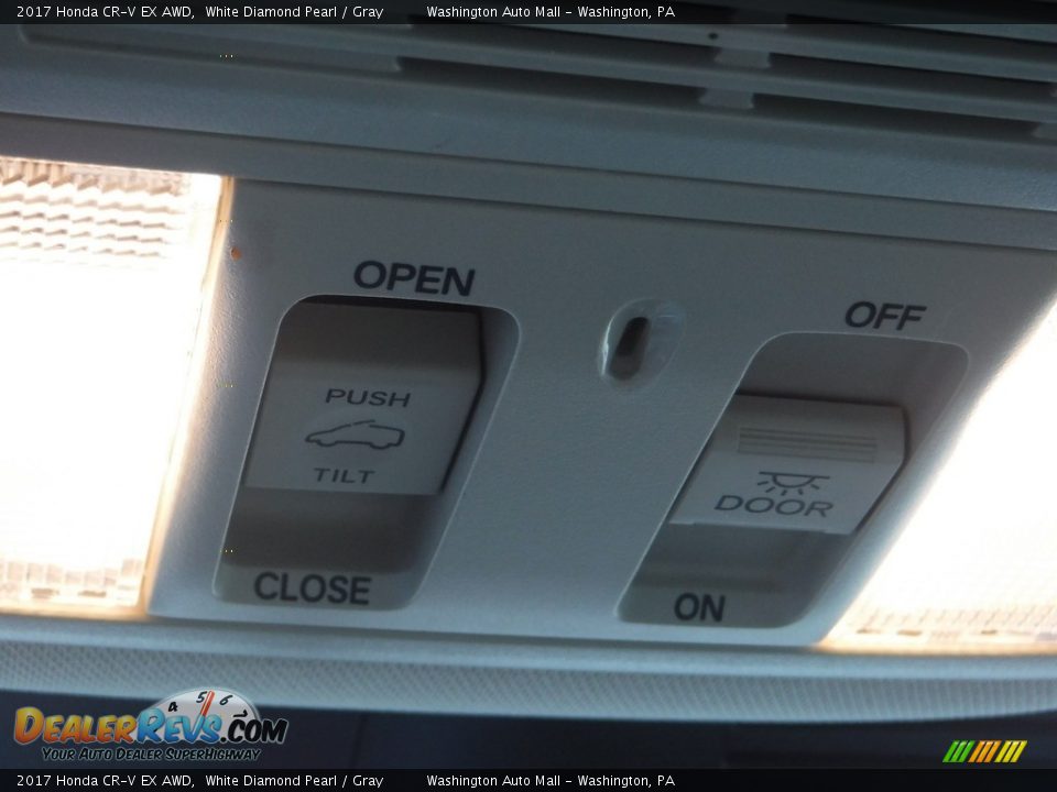 2017 Honda CR-V EX AWD White Diamond Pearl / Gray Photo #22