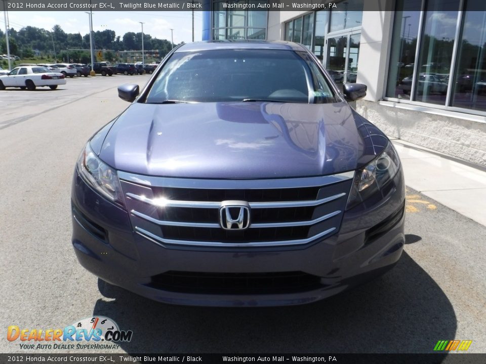 2012 Honda Accord Crosstour EX-L Twilight Blue Metallic / Black Photo #5