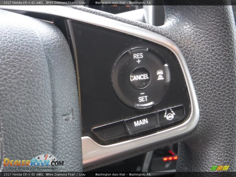 2017 Honda CR-V EX AWD White Diamond Pearl / Gray Photo #24