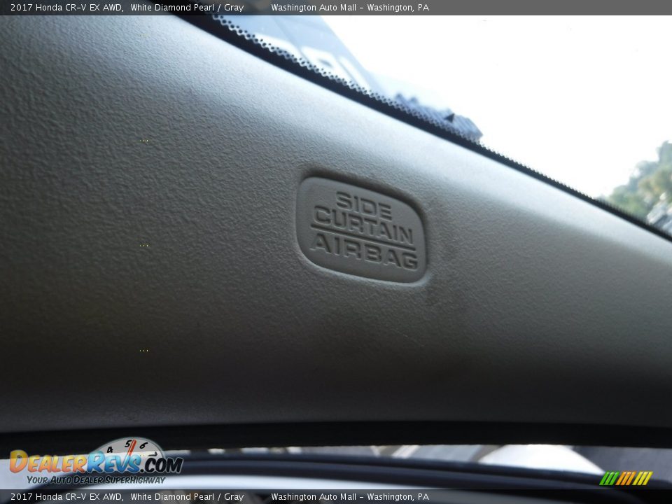 2017 Honda CR-V EX AWD White Diamond Pearl / Gray Photo #25