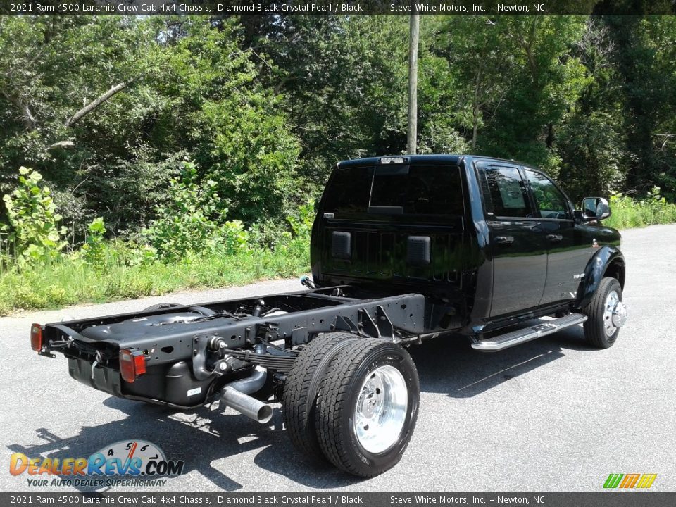 2021 Ram 4500 Laramie Crew Cab 4x4 Chassis Diamond Black Crystal Pearl / Black Photo #6