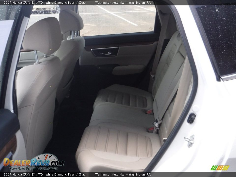 2017 Honda CR-V EX AWD White Diamond Pearl / Gray Photo #27