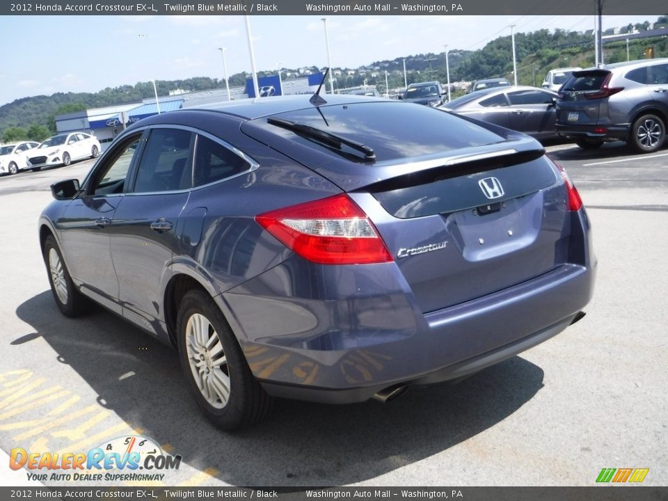 2012 Honda Accord Crosstour EX-L Twilight Blue Metallic / Black Photo #8