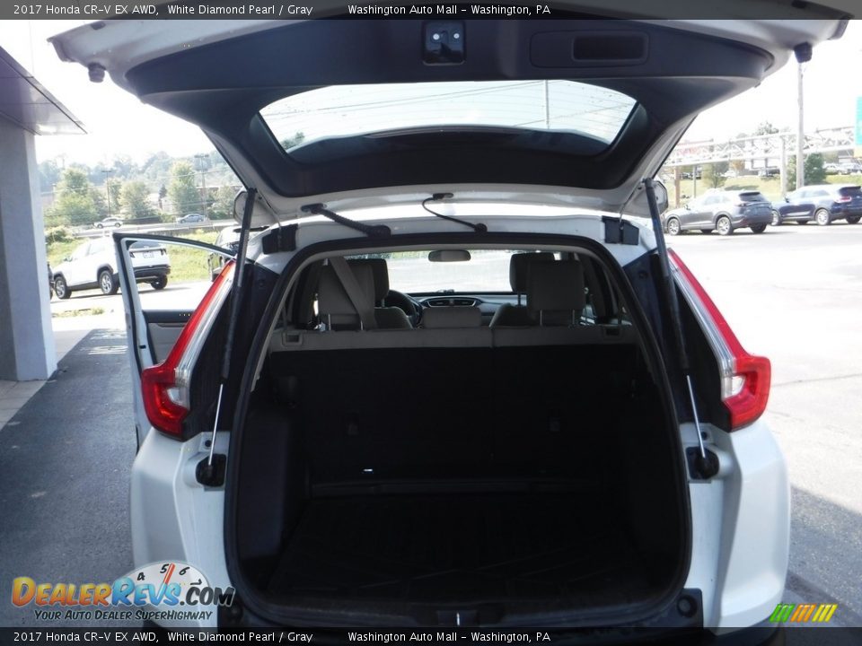 2017 Honda CR-V EX AWD White Diamond Pearl / Gray Photo #28