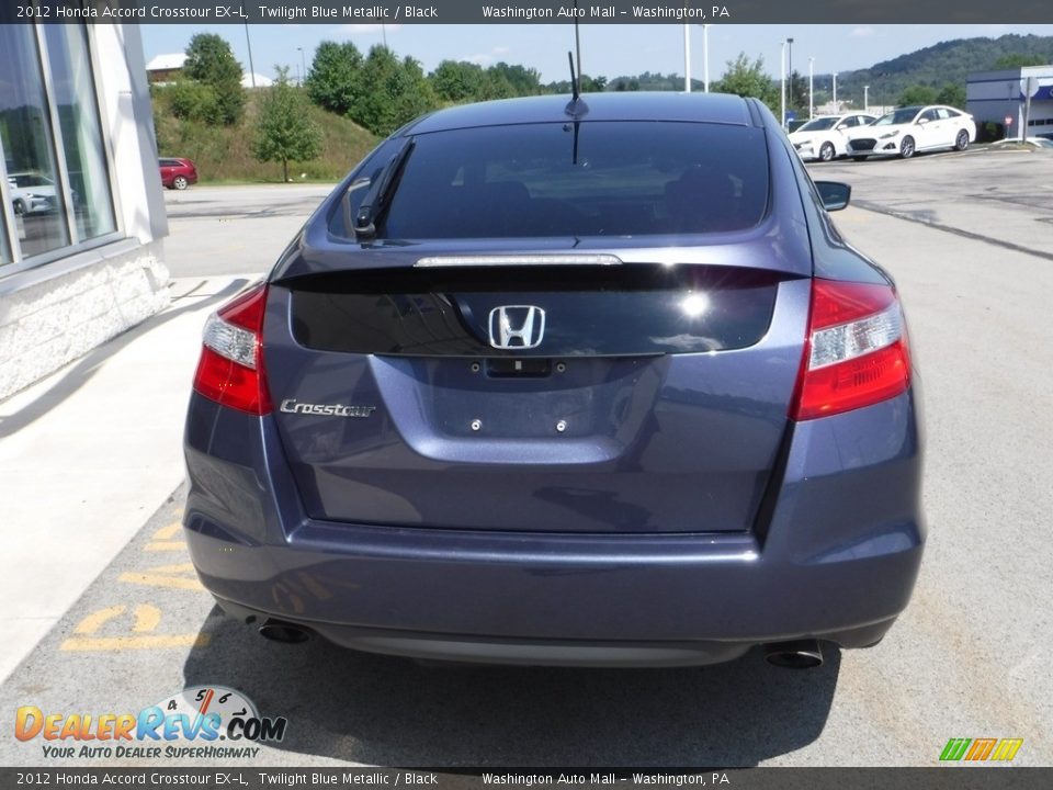 2012 Honda Accord Crosstour EX-L Twilight Blue Metallic / Black Photo #9