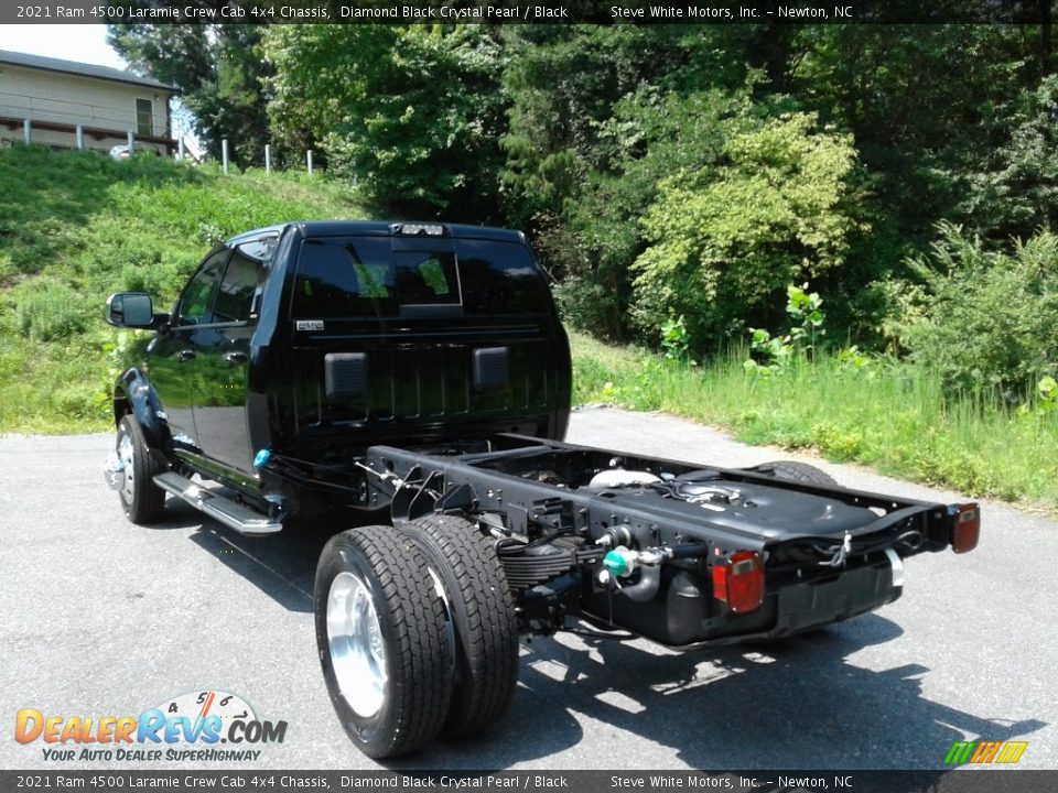 2021 Ram 4500 Laramie Crew Cab 4x4 Chassis Diamond Black Crystal Pearl / Black Photo #8