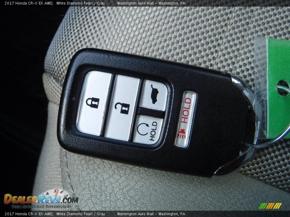 2017 Honda CR-V EX AWD White Diamond Pearl / Gray Photo #29