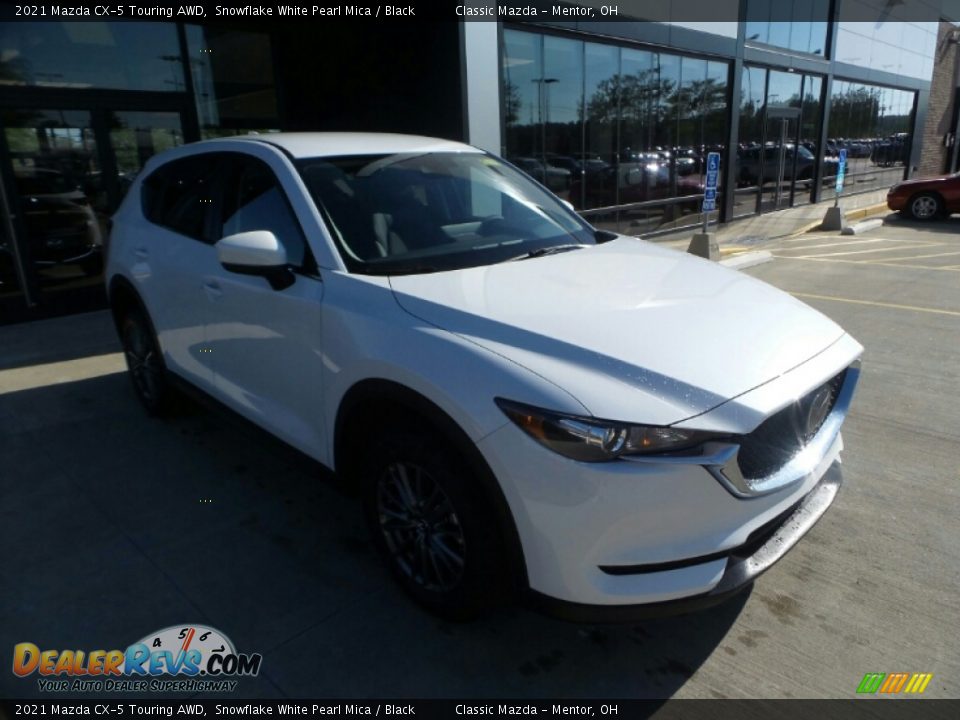 2021 Mazda CX-5 Touring AWD Snowflake White Pearl Mica / Black Photo #1