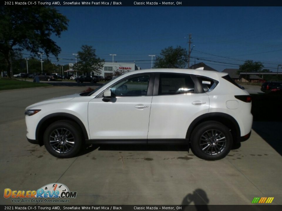 2021 Mazda CX-5 Touring AWD Snowflake White Pearl Mica / Black Photo #6