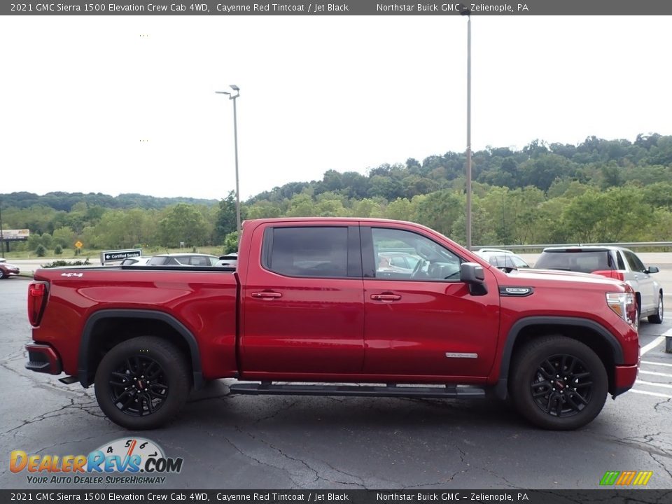 Cayenne Red Tintcoat 2021 GMC Sierra 1500 Elevation Crew Cab 4WD Photo #5