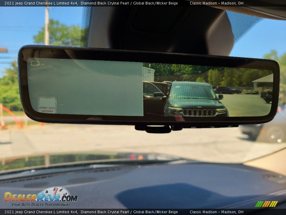 2021 Jeep Grand Cherokee L Limited 4x4 Diamond Black Crystal Pearl / Global Black/Wicker Beige Photo #8