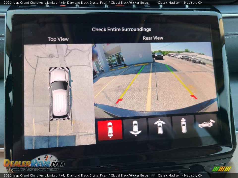 2021 Jeep Grand Cherokee L Limited 4x4 Diamond Black Crystal Pearl / Global Black/Wicker Beige Photo #9