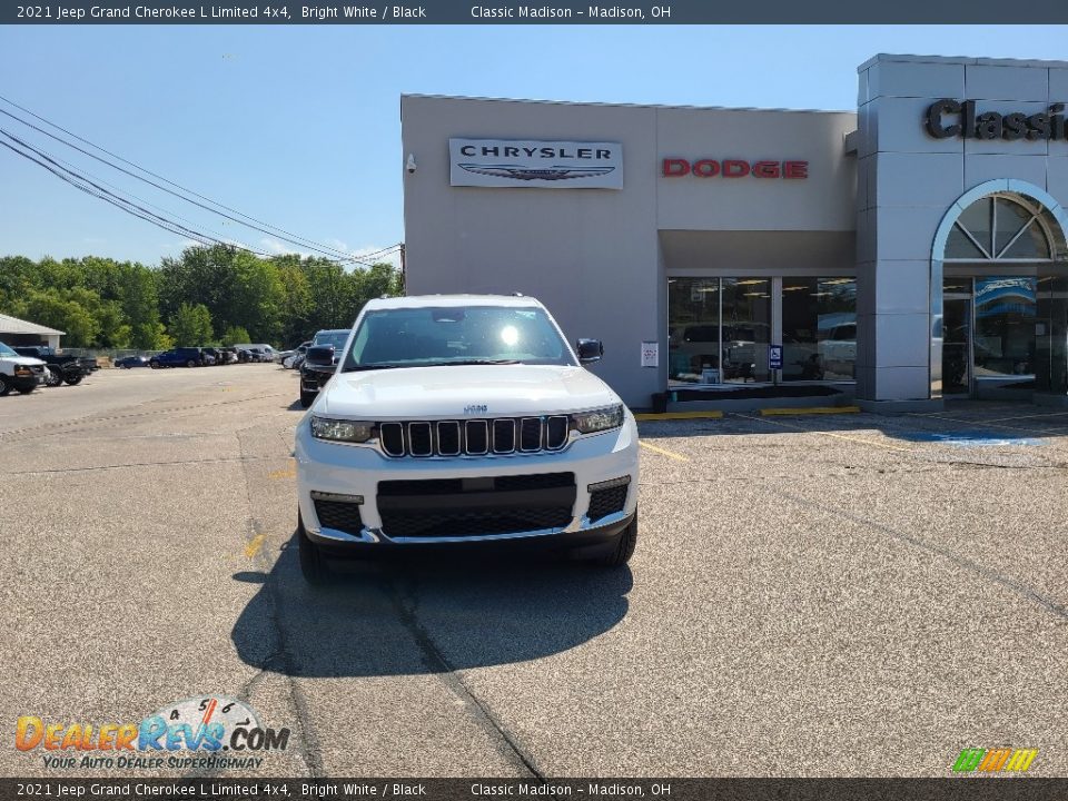 2021 Jeep Grand Cherokee L Limited 4x4 Bright White / Black Photo #2