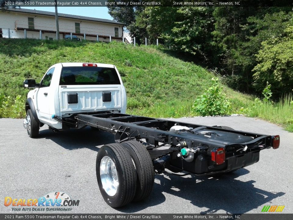 2021 Ram 5500 Tradesman Regular Cab 4x4 Chassis Bright White / Diesel Gray/Black Photo #8