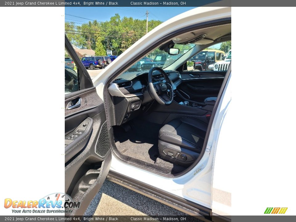 2021 Jeep Grand Cherokee L Limited 4x4 Bright White / Black Photo #8