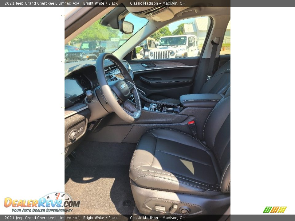 2021 Jeep Grand Cherokee L Limited 4x4 Bright White / Black Photo #9