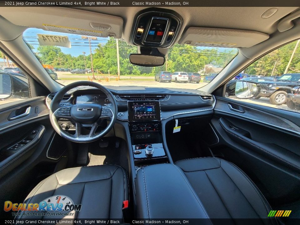 2021 Jeep Grand Cherokee L Limited 4x4 Bright White / Black Photo #10