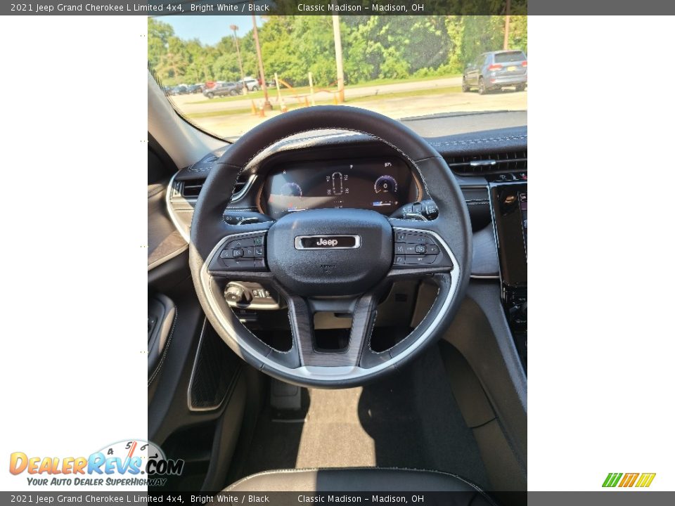 2021 Jeep Grand Cherokee L Limited 4x4 Bright White / Black Photo #11