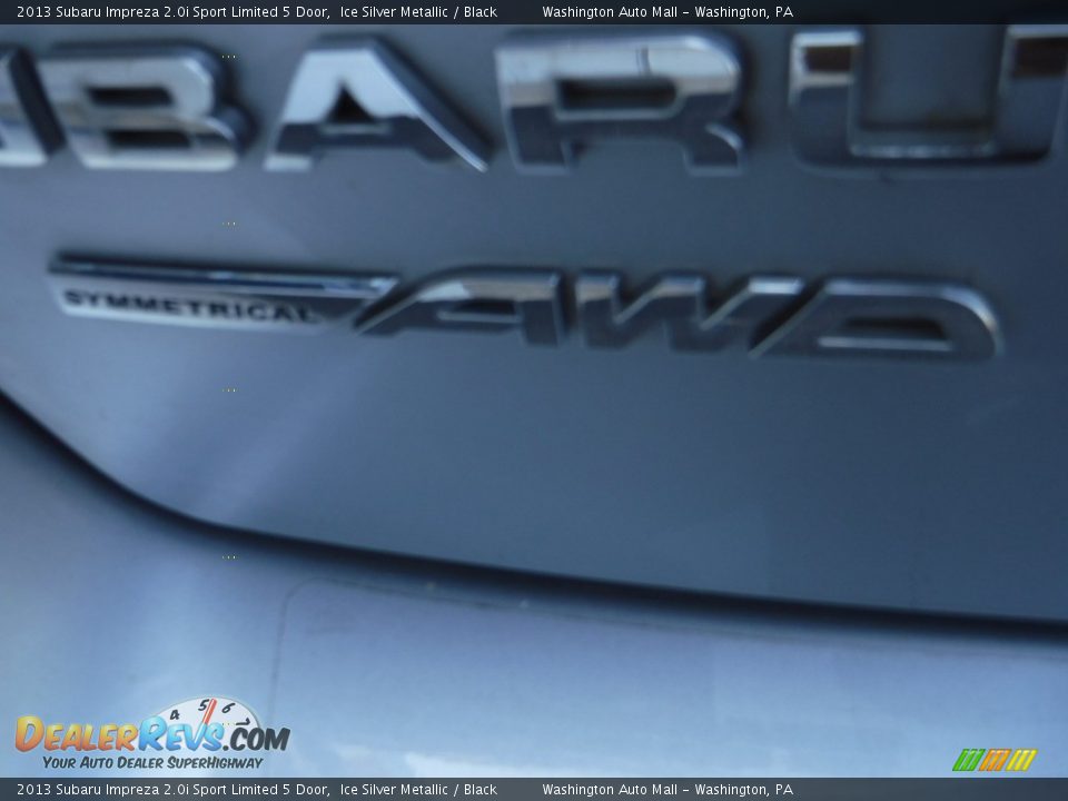 2013 Subaru Impreza 2.0i Sport Limited 5 Door Ice Silver Metallic / Black Photo #11