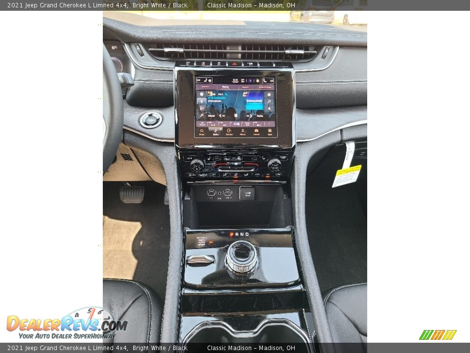 2021 Jeep Grand Cherokee L Limited 4x4 Bright White / Black Photo #12