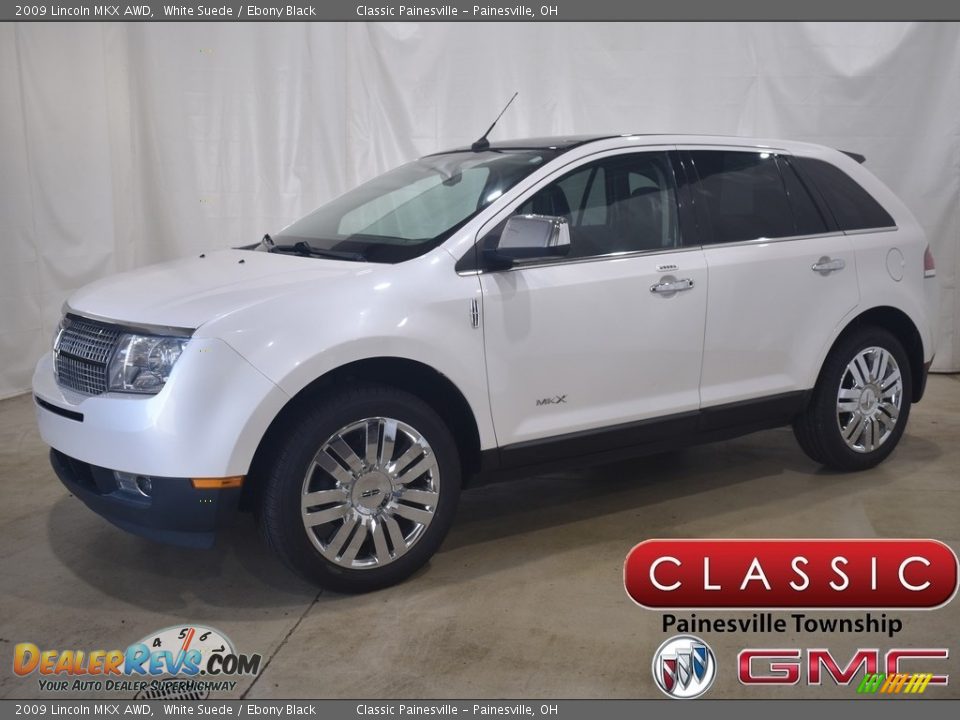 2009 Lincoln MKX AWD White Suede / Ebony Black Photo #1