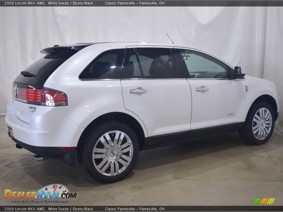 2009 Lincoln MKX AWD White Suede / Ebony Black Photo #2