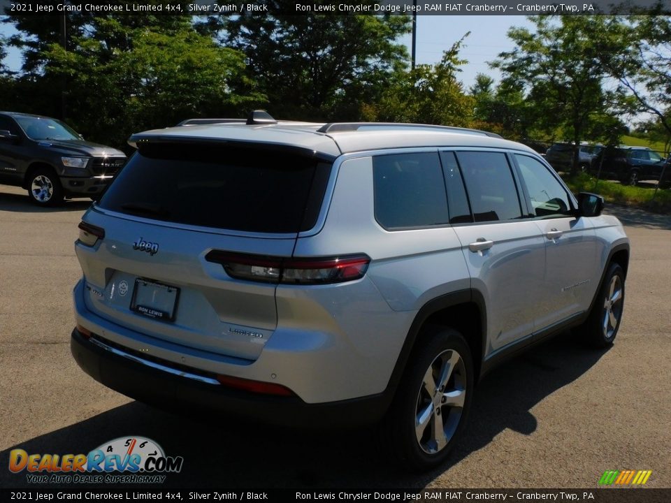 2021 Jeep Grand Cherokee L Limited 4x4 Silver Zynith / Black Photo #5