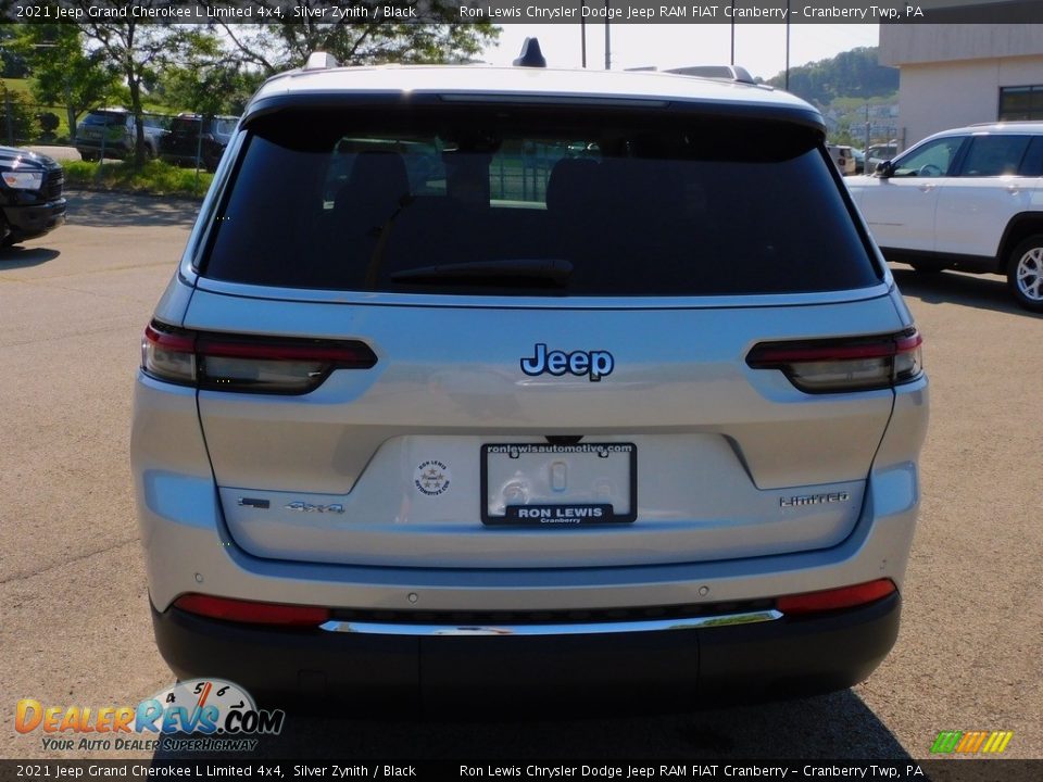 2021 Jeep Grand Cherokee L Limited 4x4 Silver Zynith / Black Photo #6