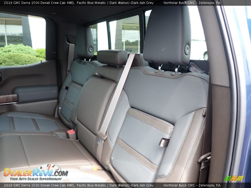 Rear Seat of 2019 GMC Sierra 1500 Denali Crew Cab 4WD Photo #18