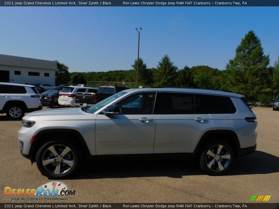 2021 Jeep Grand Cherokee L Limited 4x4 Silver Zynith / Black Photo #9