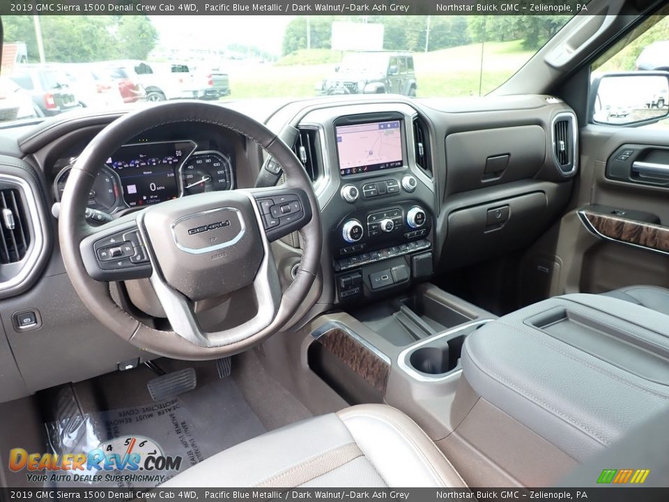 Dark Walnut/­Dark Ash Grey Interior - 2019 GMC Sierra 1500 Denali Crew Cab 4WD Photo #19