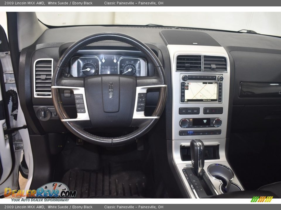 2009 Lincoln MKX AWD White Suede / Ebony Black Photo #13