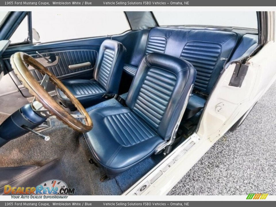 Blue Interior - 1965 Ford Mustang Coupe Photo #4