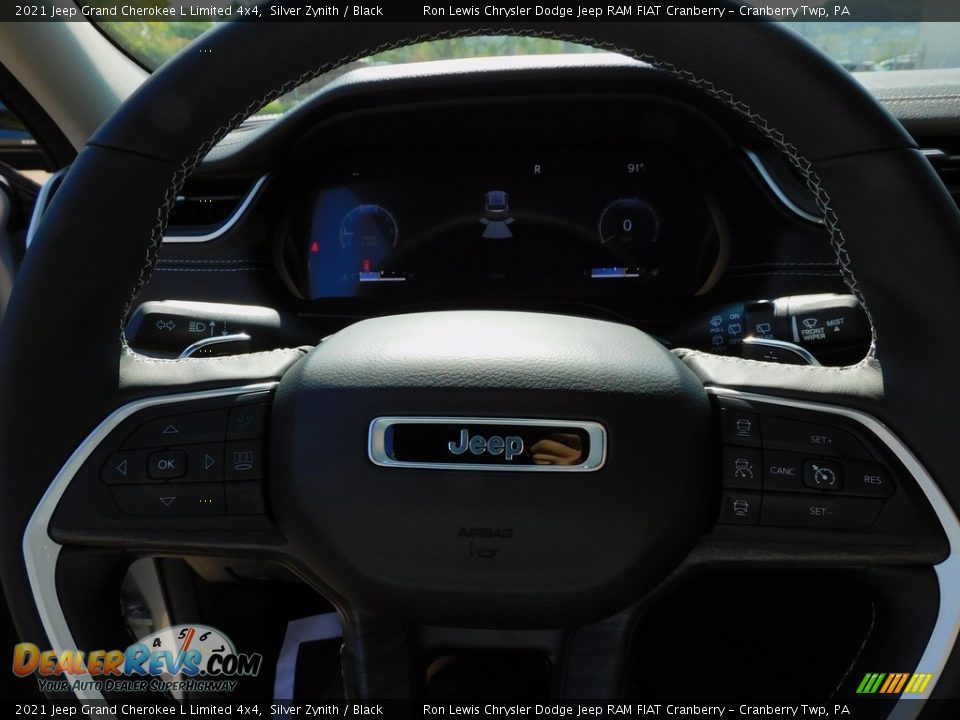 2021 Jeep Grand Cherokee L Limited 4x4 Silver Zynith / Black Photo #20