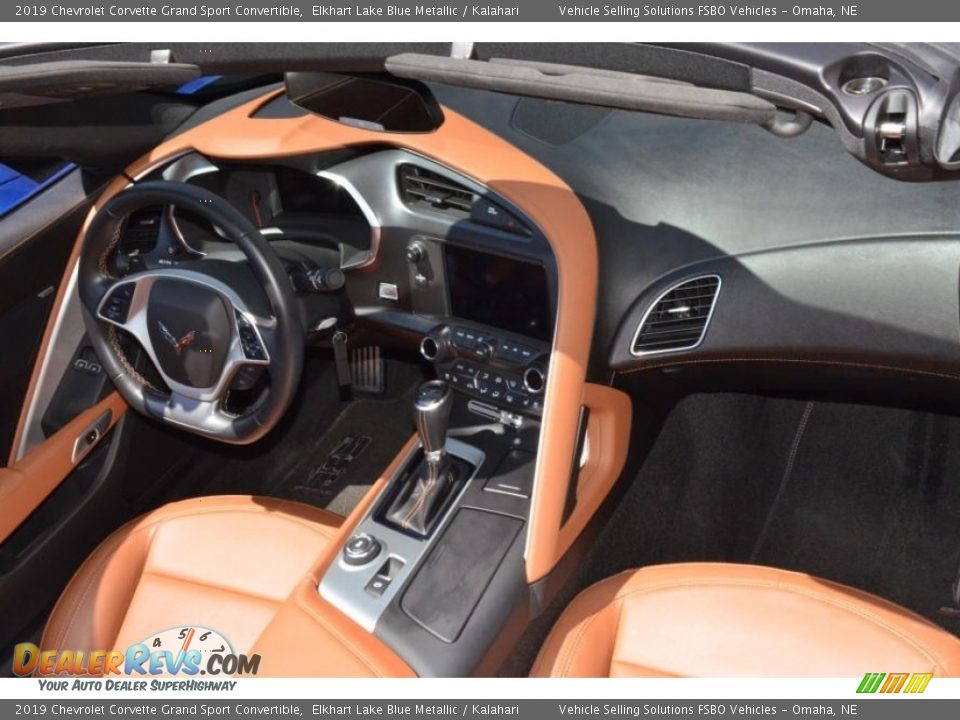 2019 Chevrolet Corvette Grand Sport Convertible Elkhart Lake Blue Metallic / Kalahari Photo #3