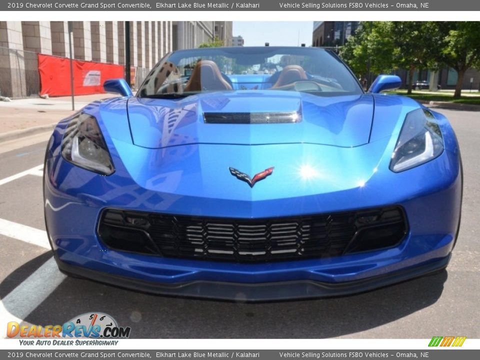 2019 Chevrolet Corvette Grand Sport Convertible Elkhart Lake Blue Metallic / Kalahari Photo #7