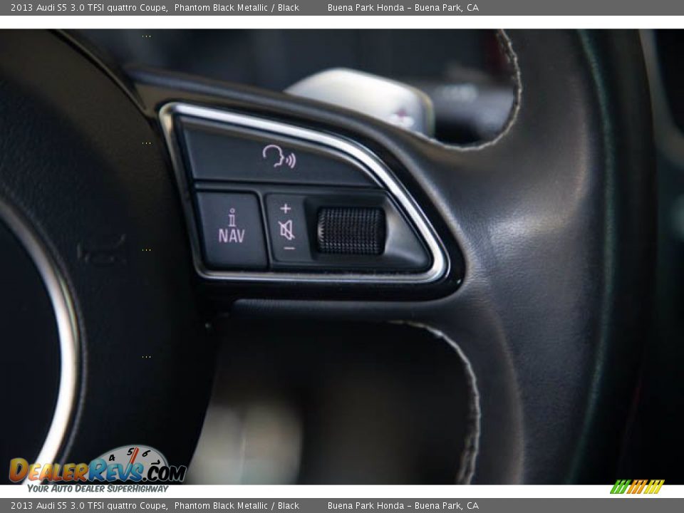 2013 Audi S5 3.0 TFSI quattro Coupe Steering Wheel Photo #15