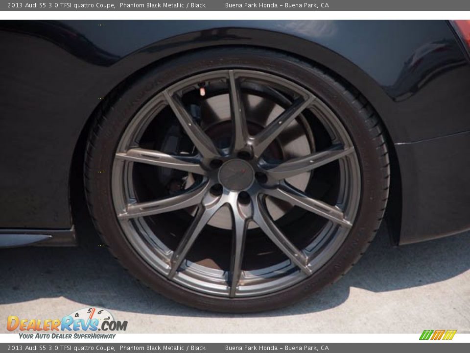 2013 Audi S5 3.0 TFSI quattro Coupe Phantom Black Metallic / Black Photo #31