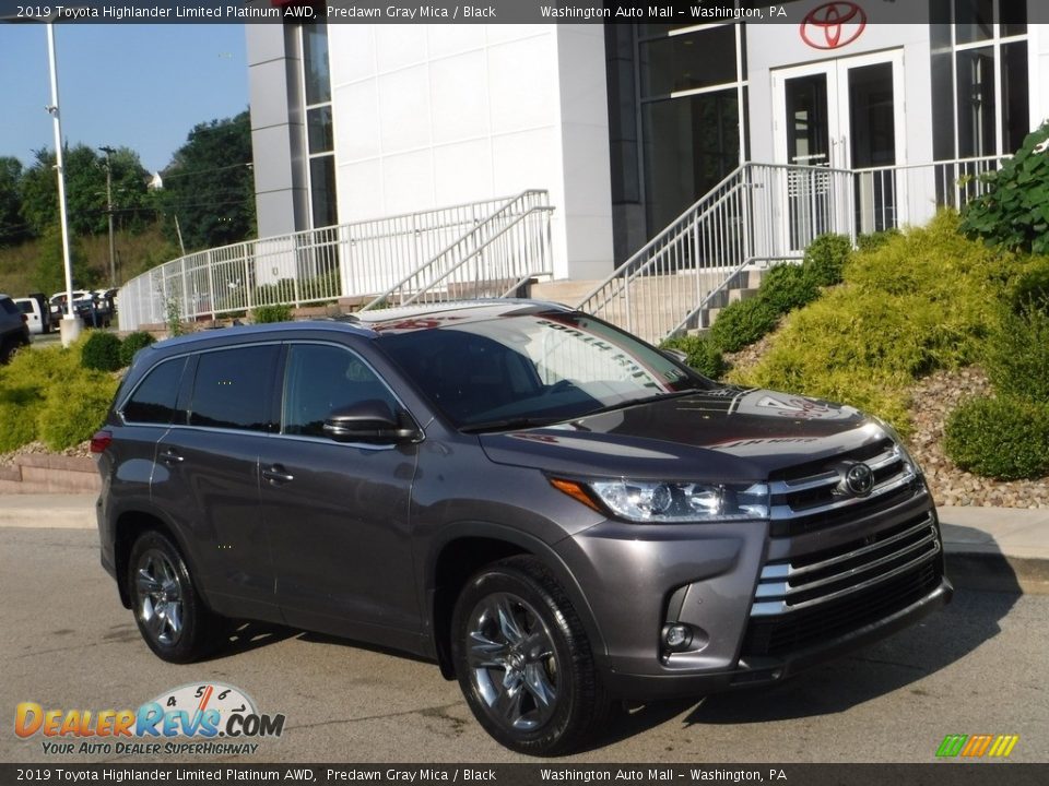 2019 Toyota Highlander Limited Platinum AWD Predawn Gray Mica / Black Photo #1