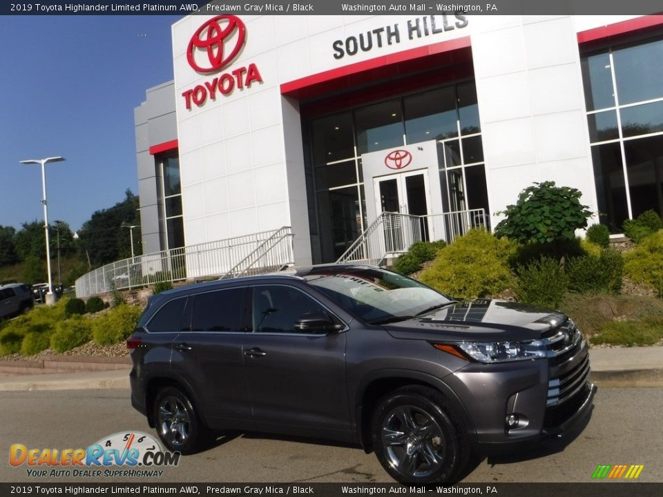 2019 Toyota Highlander Limited Platinum AWD Predawn Gray Mica / Black Photo #2