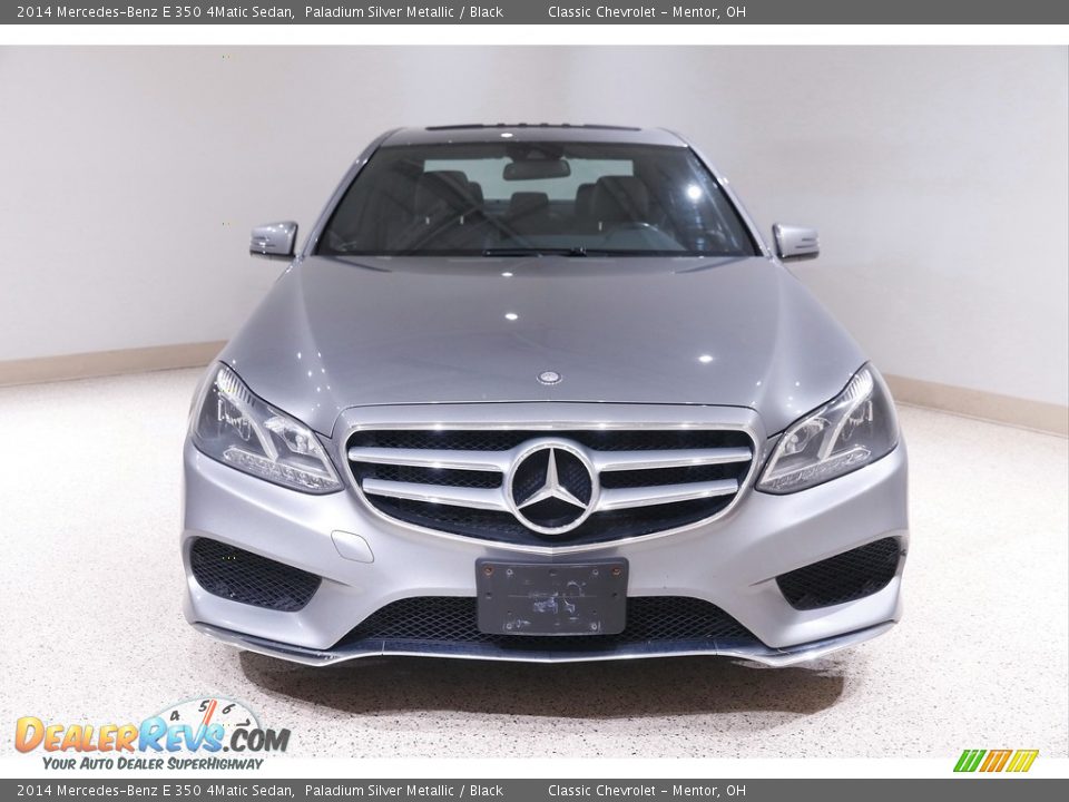 2014 Mercedes-Benz E 350 4Matic Sedan Paladium Silver Metallic / Black Photo #2