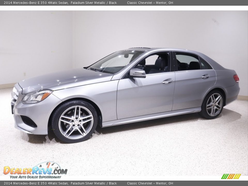 2014 Mercedes-Benz E 350 4Matic Sedan Paladium Silver Metallic / Black Photo #3